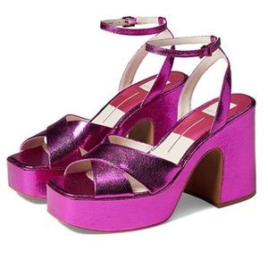 Dolce Vita Wessi block heels Size 9 worn once pink
